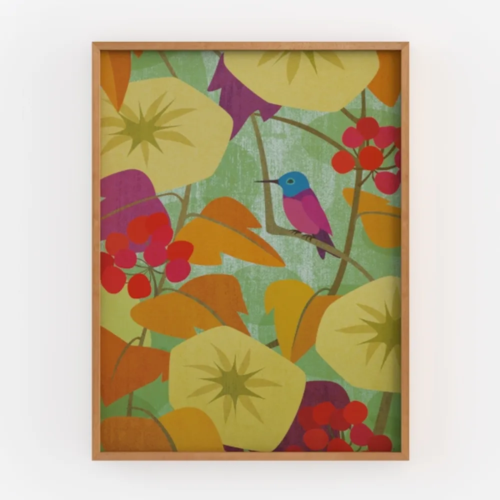 ARTZIO Vintage Botanical Wall Art - 8x10 Inch