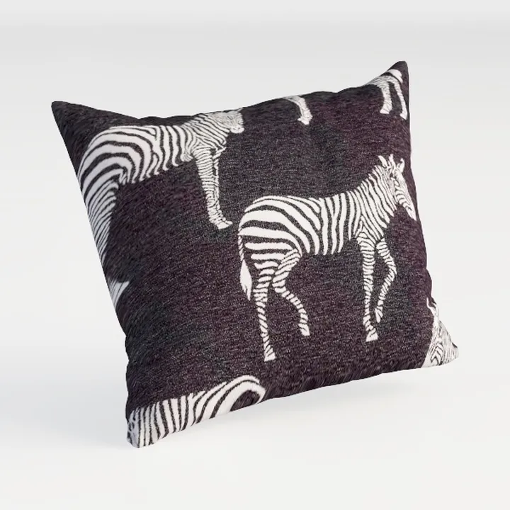 Outdoor Pillow Covers 18 x 18 Inches, Purple Boho
