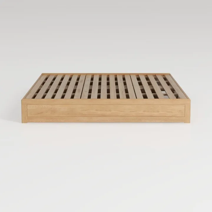 Prepac Select Queen 4-Post Raised Platform Bed wit