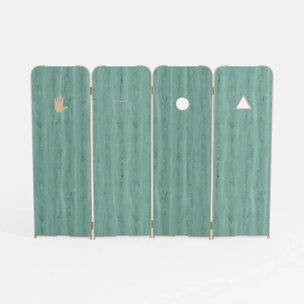 Saypeacher Orange and Teal Wall Art Decor Burnt