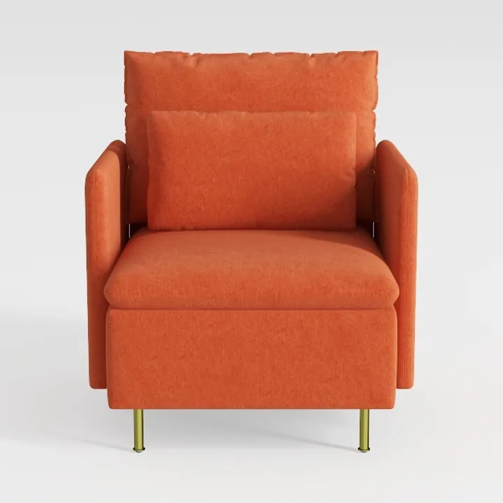 Modern Oversized Armchair, Upholstered Comfy