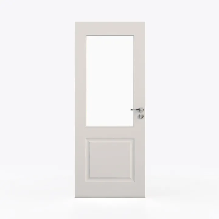 30" x 80" Slab Door, 6-Panel Pre-Assembled Frosted