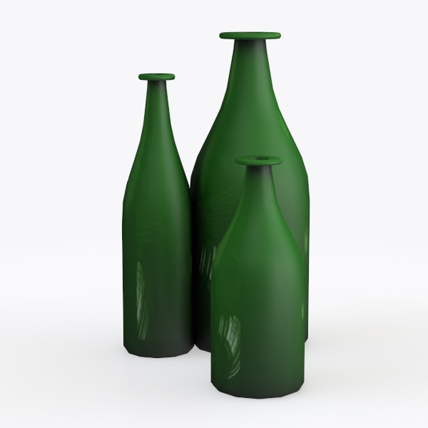 Hunter Green Bottle Set