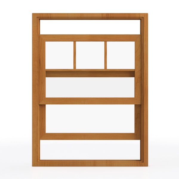 Double Hung Window - Top Down Grille