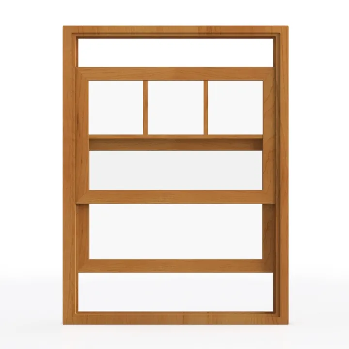 Double Hung Window - Top Down Grille