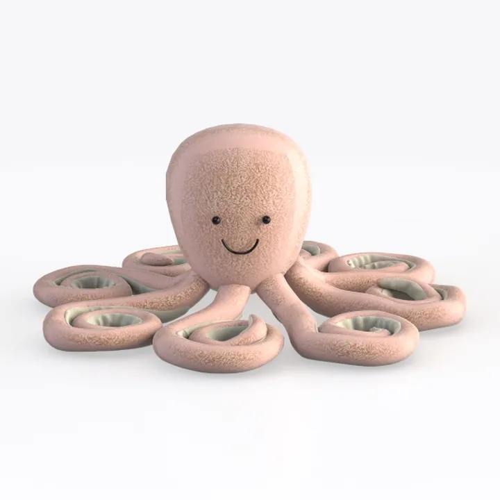octopus toy-Peach Fuzz