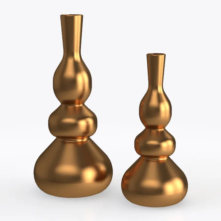 Pure Copper Mini Vintage Vase Ornament Home Decoration Retro Brass Flower Bottle Figurines Modern Light Luxury Decorative Crafts