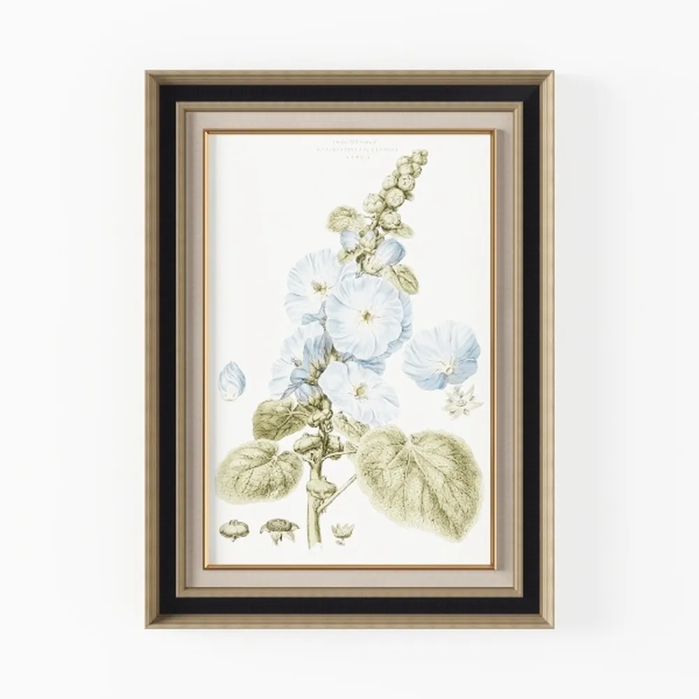 ARPEOTCY Gold Framed Canvas Wall Art, Cat and