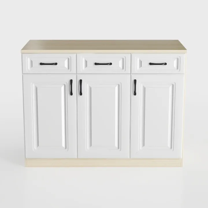 XIAO WEI Sideboard Buffet Cabinet with 3 Natural