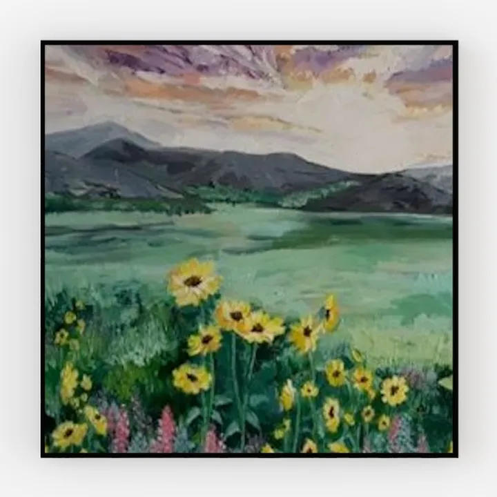 Amanti Art Framed Canvas Wall Art 23x30 Reflection