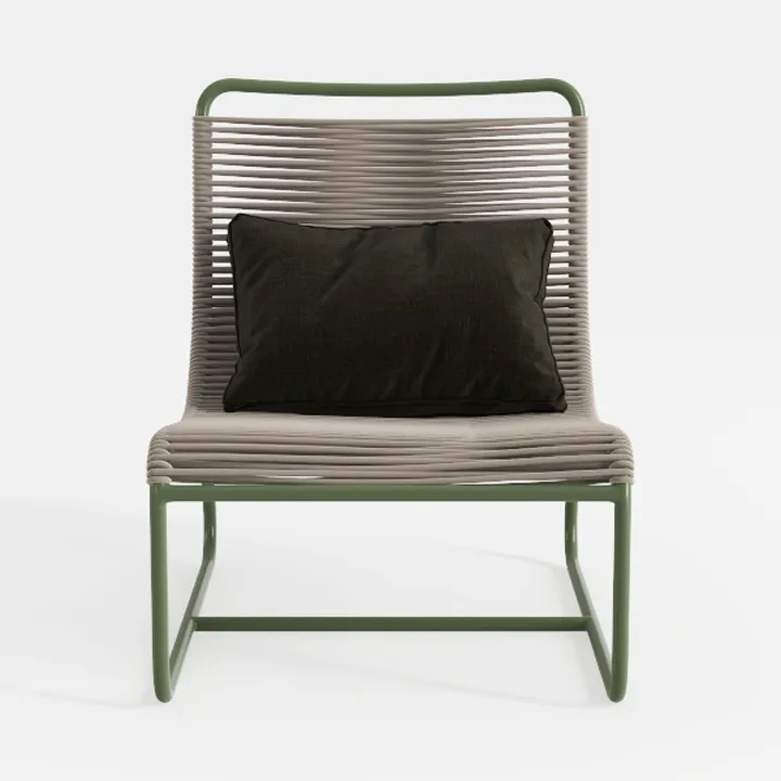 INZOY Braid Accent Chair, Mid Century Modern Accen