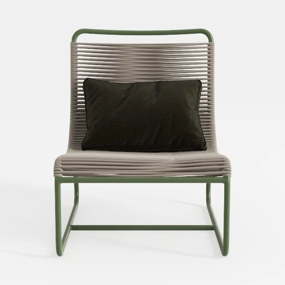 INZOY Braid Accent Chair, Mid Century Modern Accen