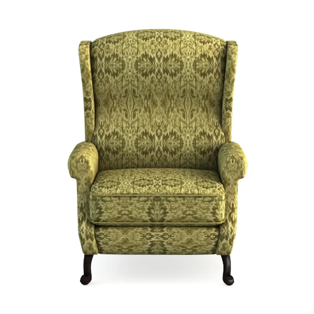 UIXE High Back Floral Accent Chair, Upholstered