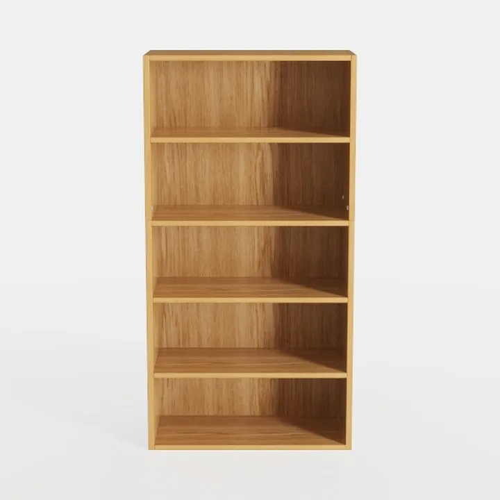 Vertical Bookshelf, 6-Tier Small Narrow Corner