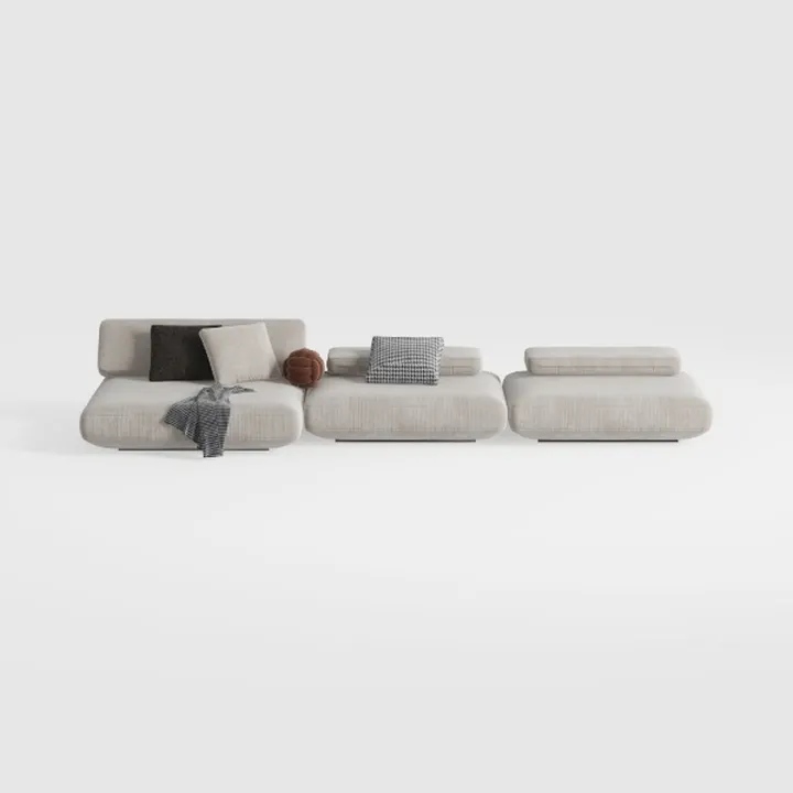 VEVOR 82.7-Inch Oversized Double Chaise Lounge, Co