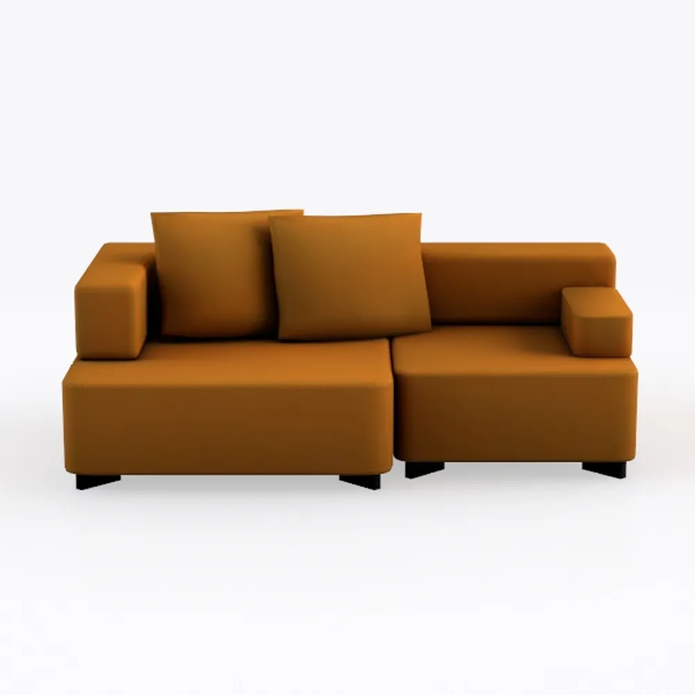 79.50 inches Long, Corduroy Sofa Fabric, with Thre