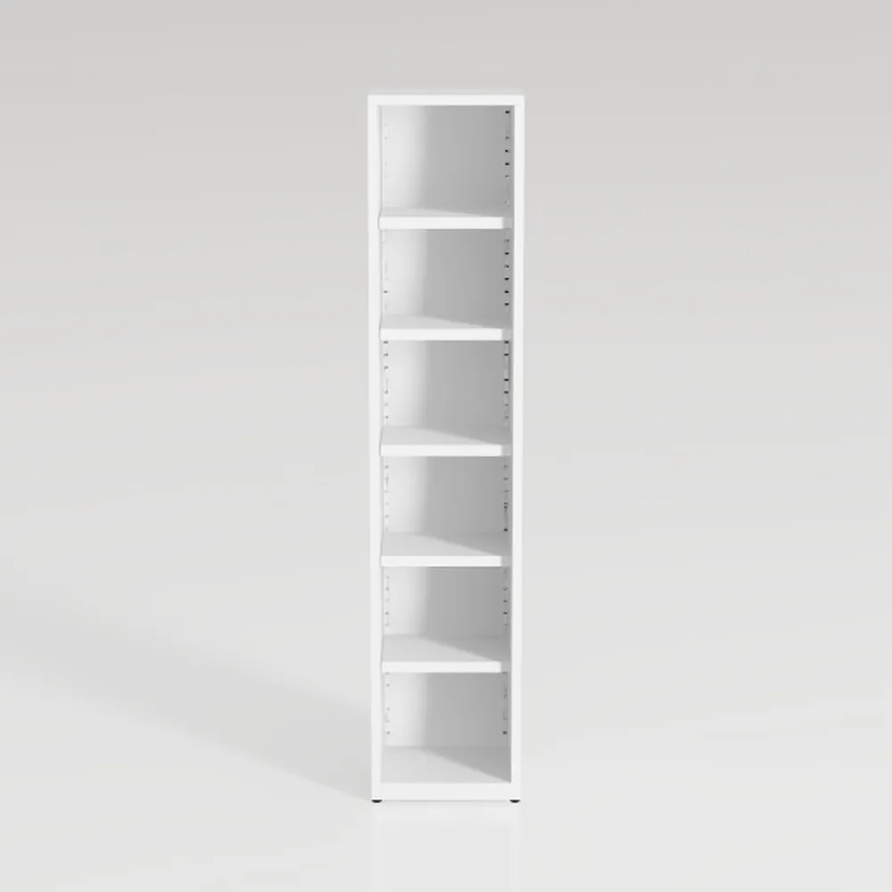 Panana 8 Tier Storage Shelf Bookcase, Slim