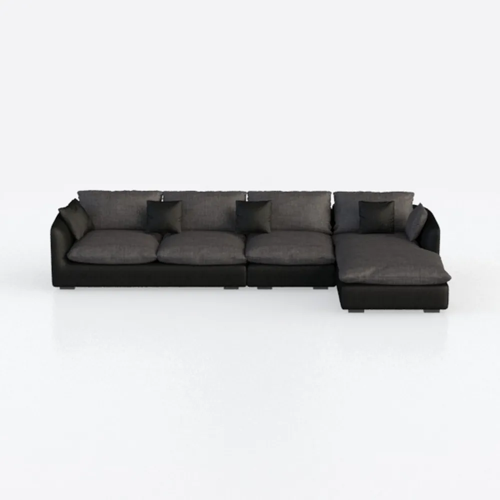 109.4" Fabric Upholstered Modular Sofa Collection