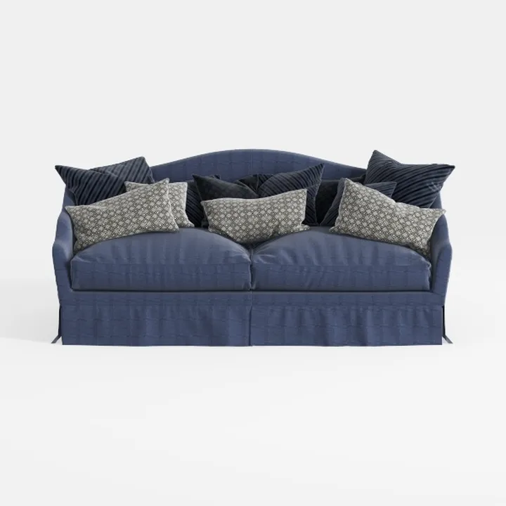 Roundhill Furniture Camero Fabric Pillowback 2-Pie