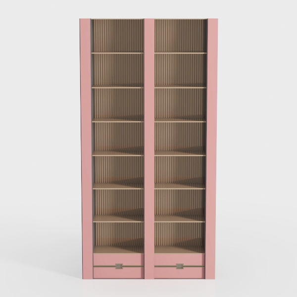 Prepac Barrister 3 Column 63.75&quot; Media Storage,