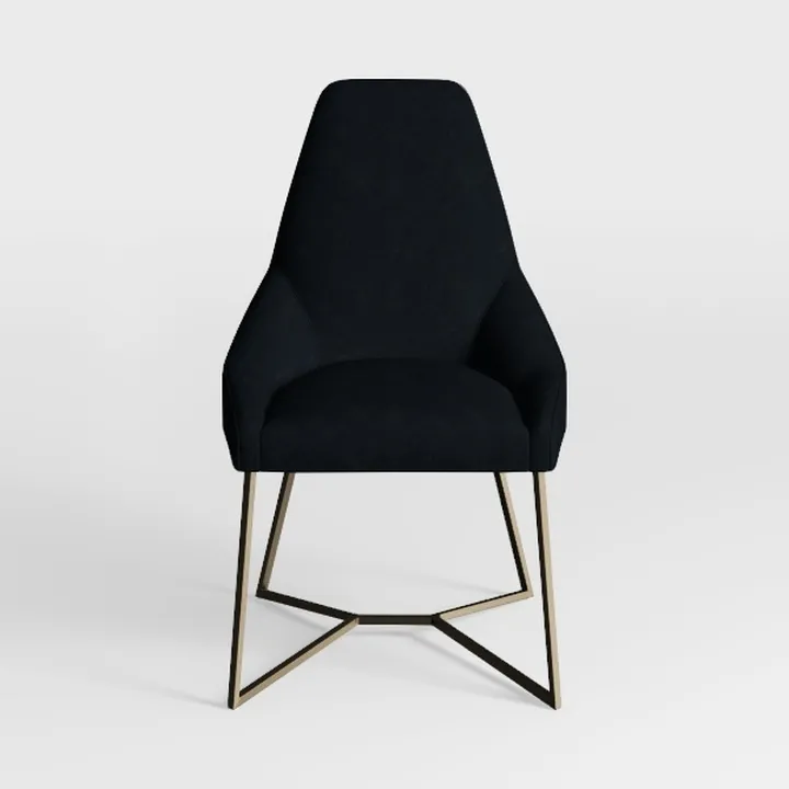 Modern Velvet Dining Chairs Set of 4, Contemporary