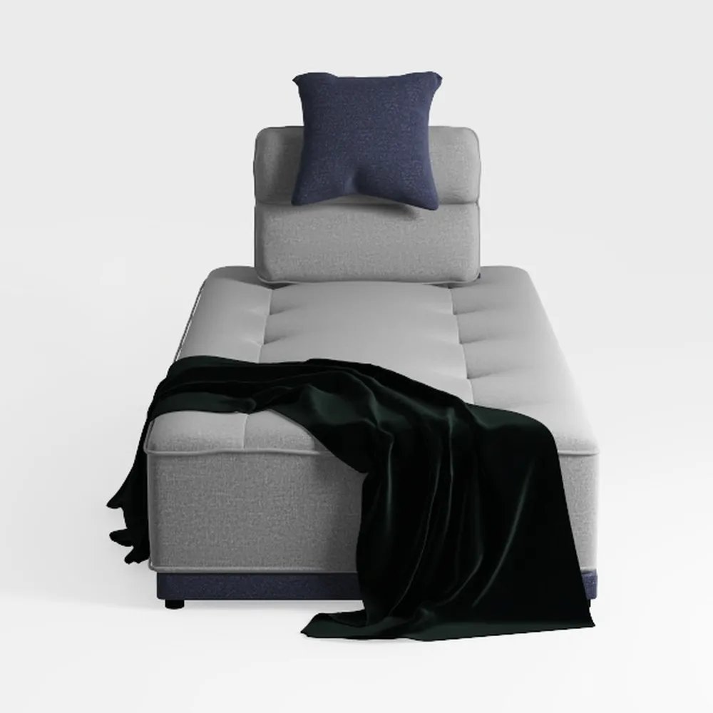 Convertible Single Sleeper Chair Bed,3 in 1 Velvet