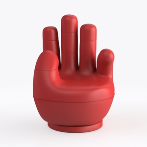 hand-shaped chair-Happy Fool's Day