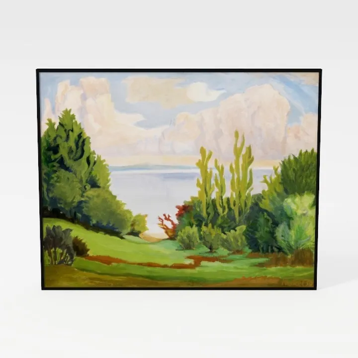 ZUITINGHUA Black Framed Canvas Wall Art For Living