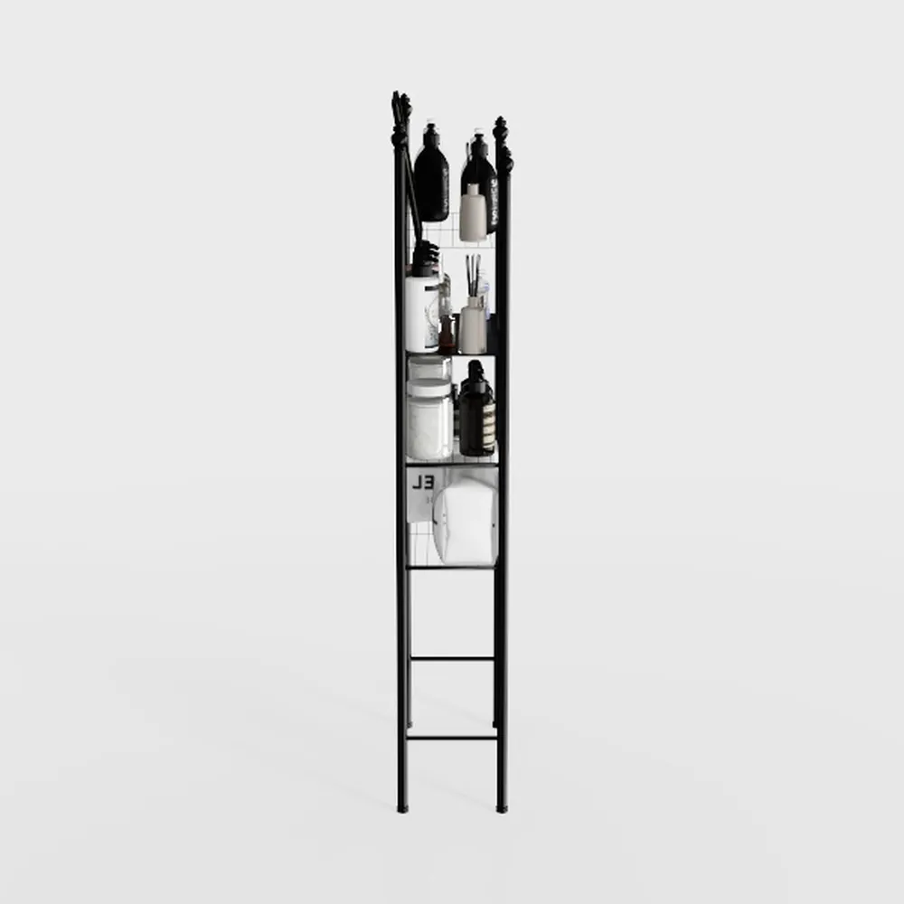 Yoobure Corner Shelf Stand, 5-Tier Bookshelf with