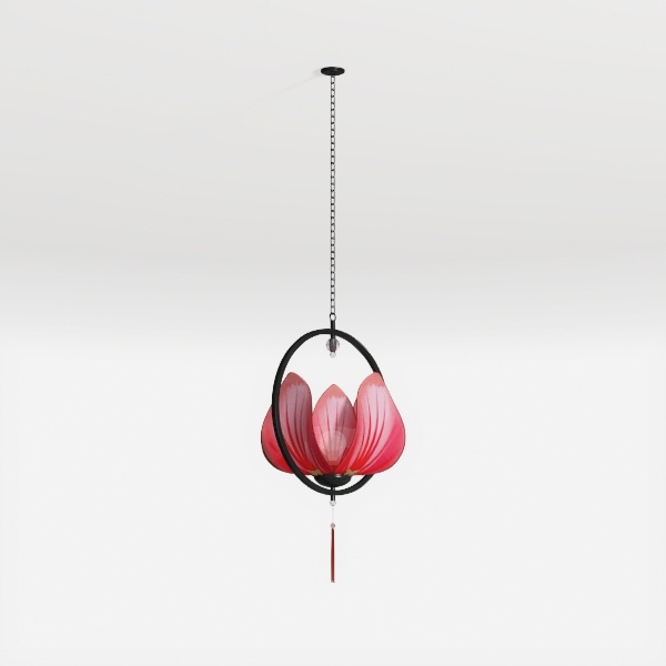 Mid-Autumn Day-lotus ceiling lamp (6)