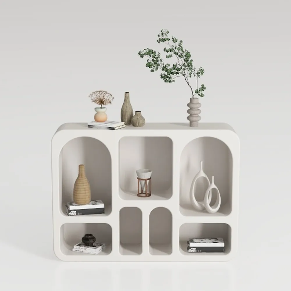 Tribesigns 70.9" White Console Table with Storage,