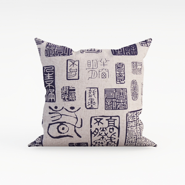 Geometric Leaves Outdoor Pillow Cover 26x26 Inch