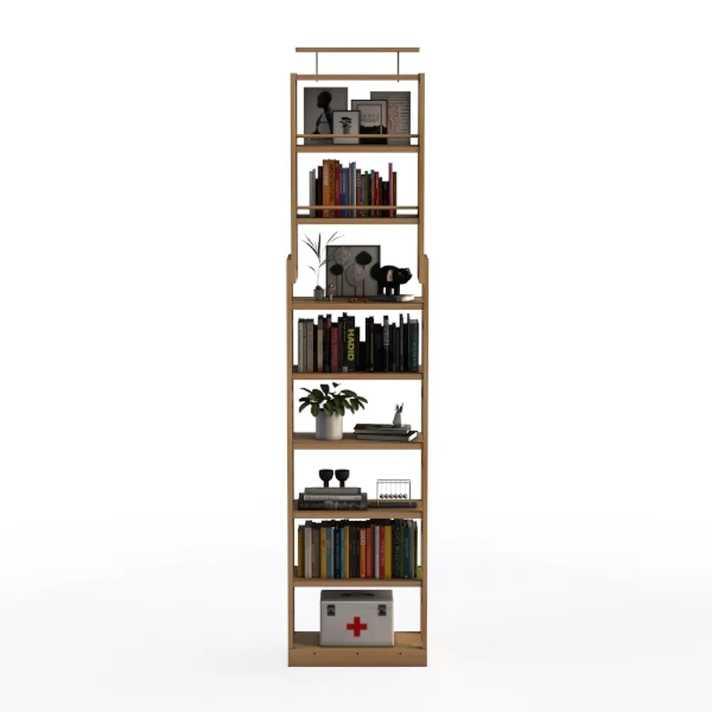 Casaottima 6-Tier Open Bookshelf and Bookcase,