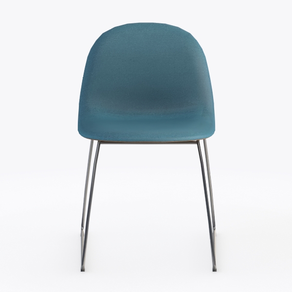 Redlife Vanity Chair with Back, Velvet Upholstered