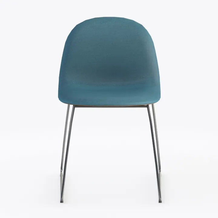 Redlife Vanity Chair with Back, Velvet Upholstered