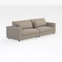 Belffin Modular Sectional Sofa with Reversible Right 45 Degree View