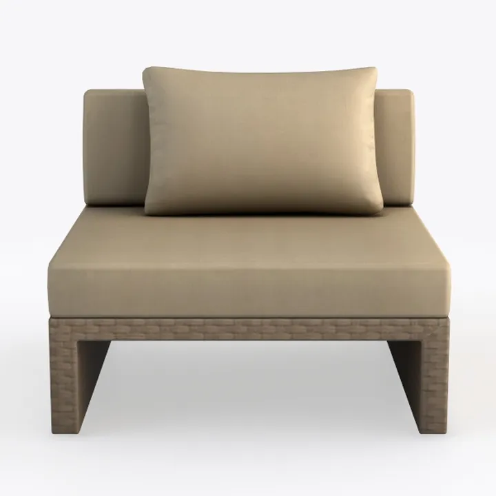 LUCKHAO 27.9" Modular Sectional Sofa, Comfy Cordur