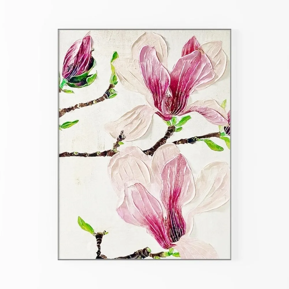 ArtNFT Flower Pictures Canvas Wall Art Home Decor