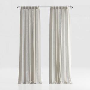 Central Park Ivory Full Blackout Pinch Pleat
