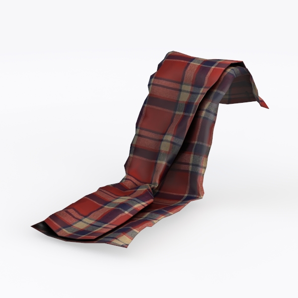 Draped -  Tartan Throw
