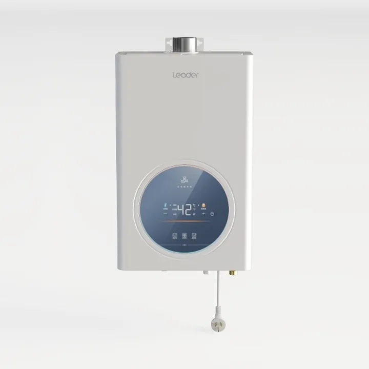 Modern White Digital Wall Mounted Gas Water Heater 3D Model