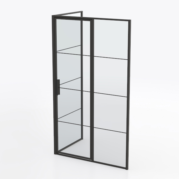 CKB Corner Shower Enclosure, 36" L x 36" W x 72"