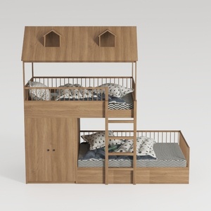 Acme Furniture Darlene Farmhouse Wood Twin Over Tw