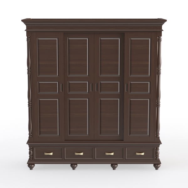 Retro 2 Door Storage Cabinet with Plaid Pattern