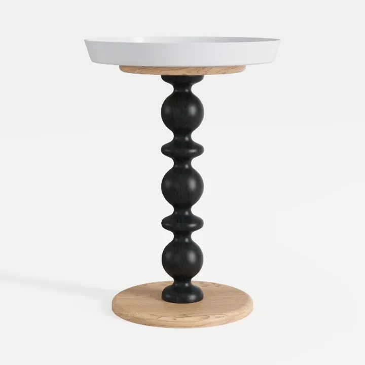 Drink Table, Small Side Table for Small Spaces