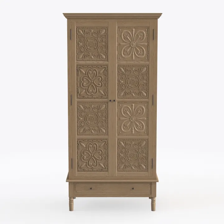 27-Inch Buffet Cabinet with Storage, 2-Door Hollow