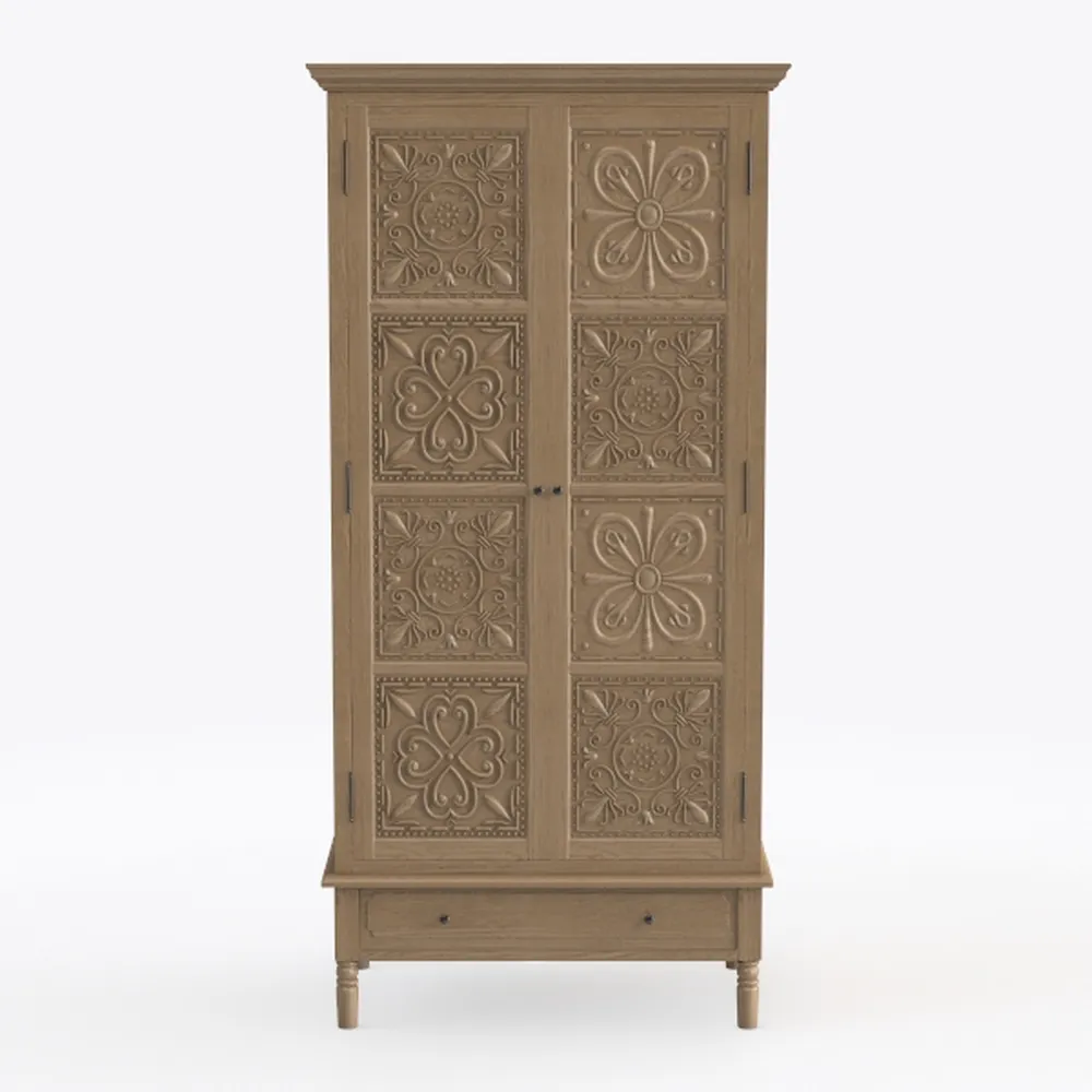 27-Inch Buffet Cabinet with Storage, 2-Door Hollow