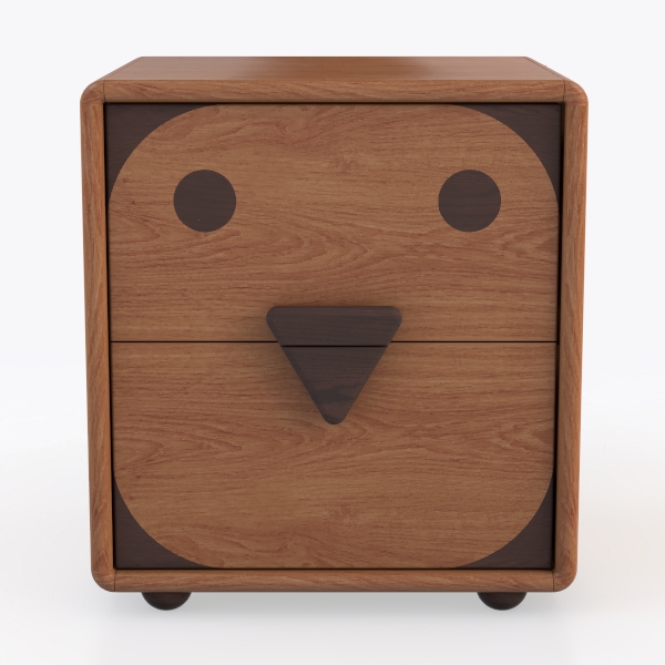 Bedside Table Solid Wood Nightstand Side Table 2