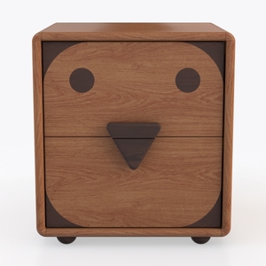Bedside Table Solid Wood Nightstand Side Table 2