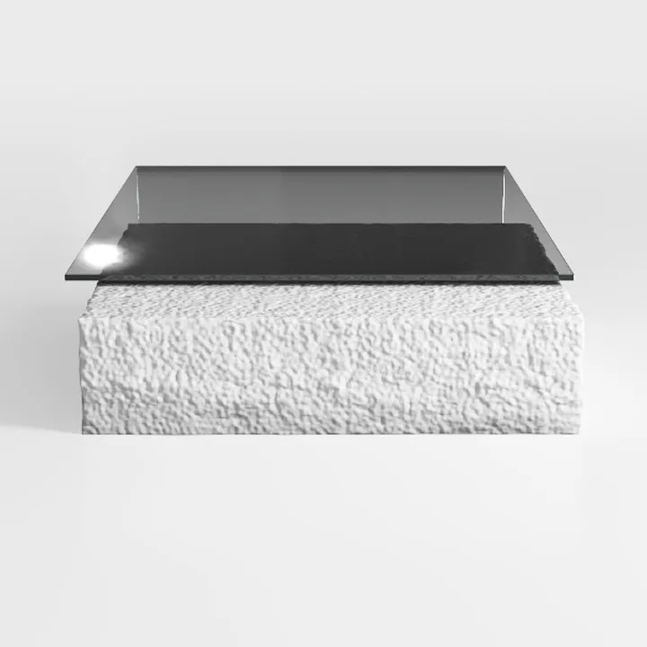 Square Coffee Table 4 Hidden Storage Compartments